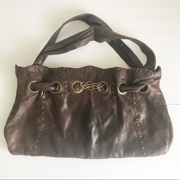 EDE Boho Leather Shoulder Bag - Picture 4 of 5